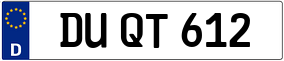 Truck License Plate